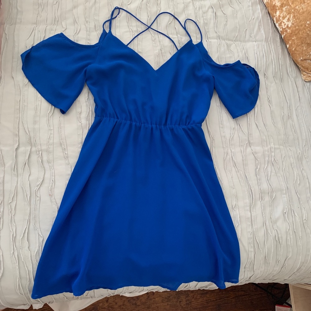 Cobalt blue dress, new without tags!